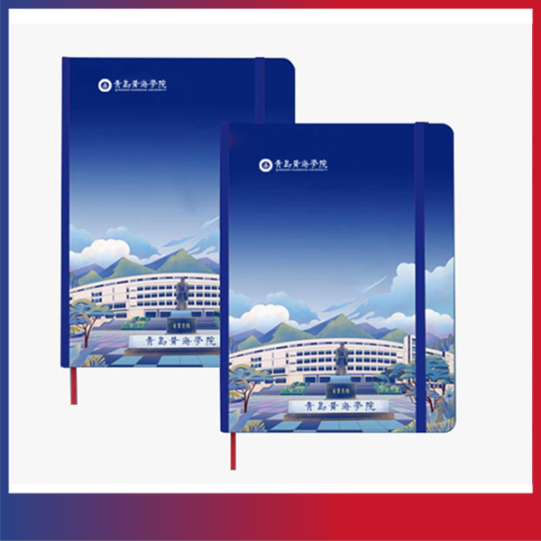 800cc全讯白菜网主站文创纪念品——手绘风格笔记本（蓝色）